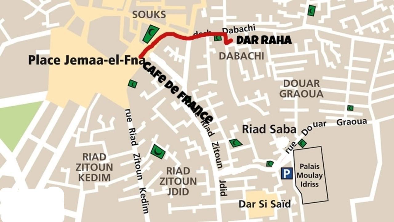Dar Raha Hotel Marrakesh Eksteriør billede